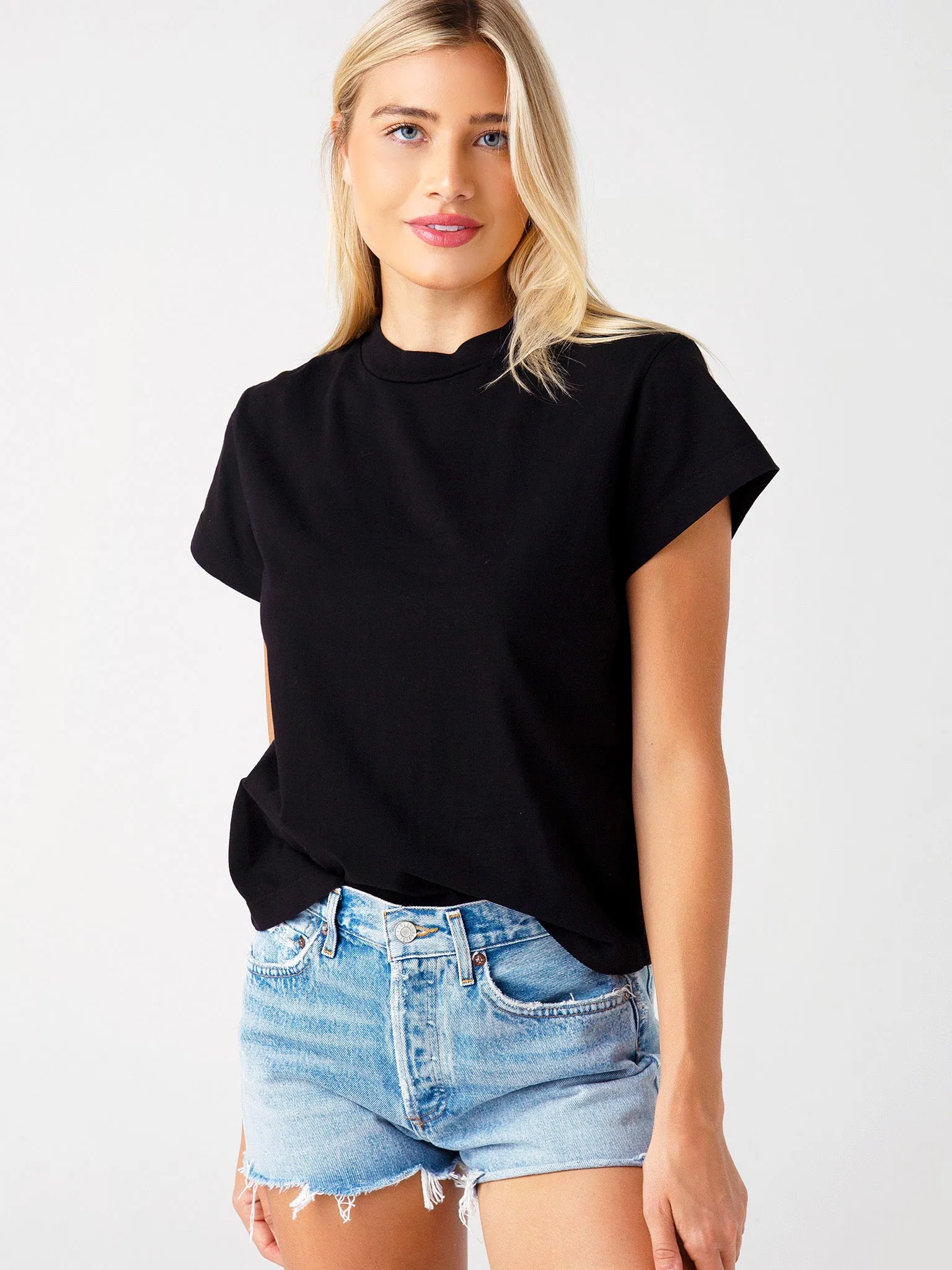 Agolde Women's Anika Cap Sleeve Tee