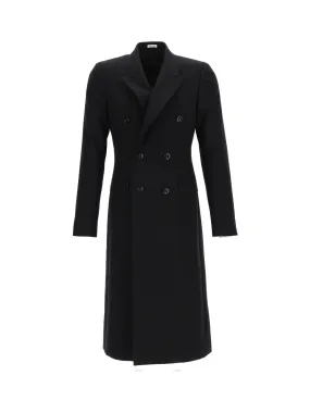 Alexander McQueen Double-Breasted Longline Coat