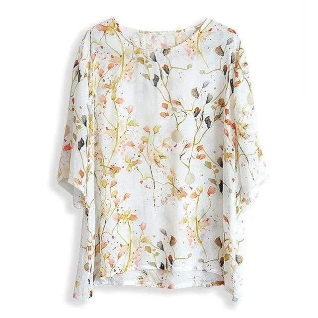 Ariel Floral Long Sleeve T-Shirts