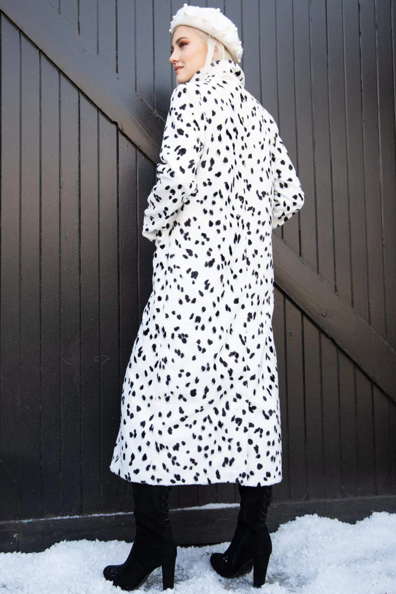 Camila Coat - Dalmatian Dot