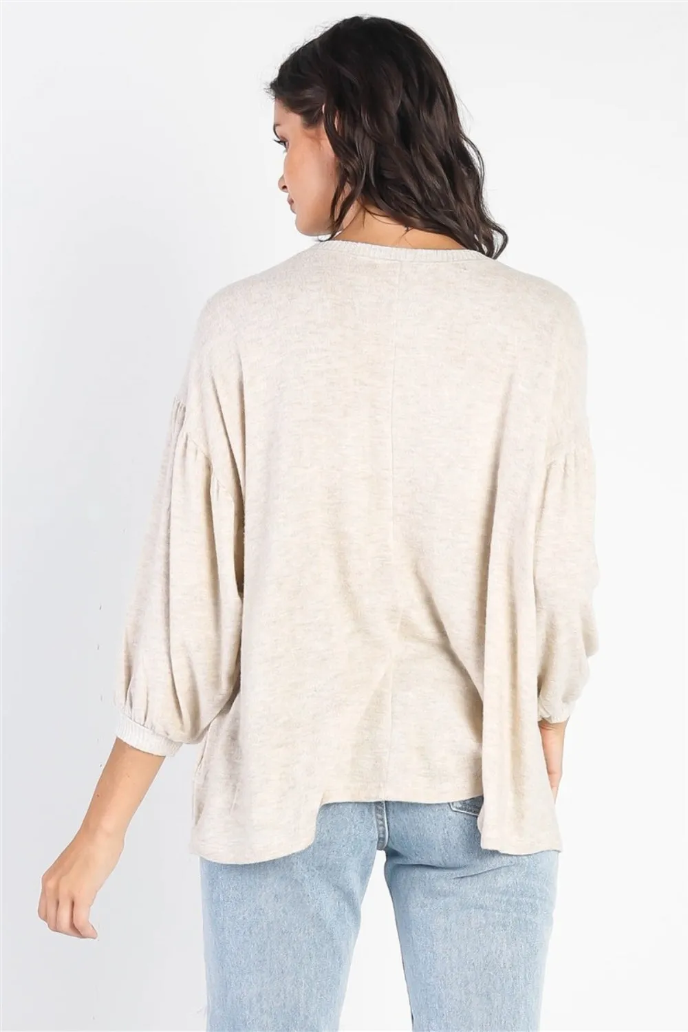 Christy Drop Shoulder Puff Sleeve Top