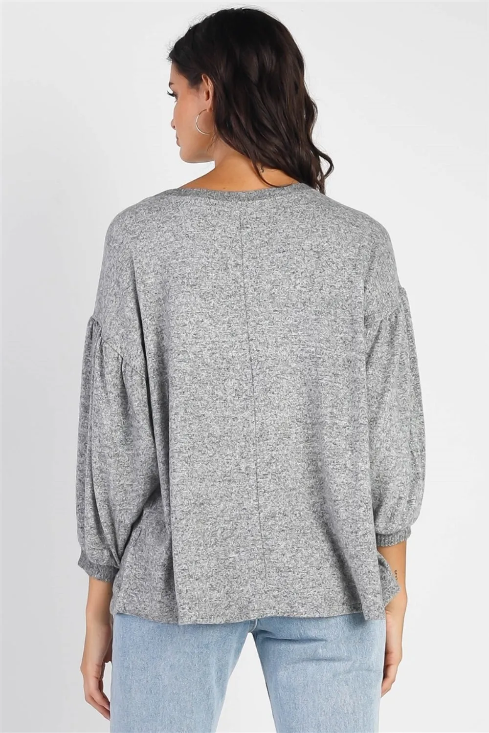 Christy Drop Shoulder Puff Sleeve Top