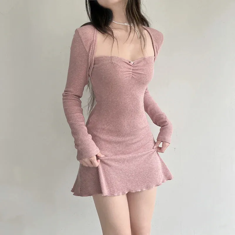 Coquette Pink Mini Dress