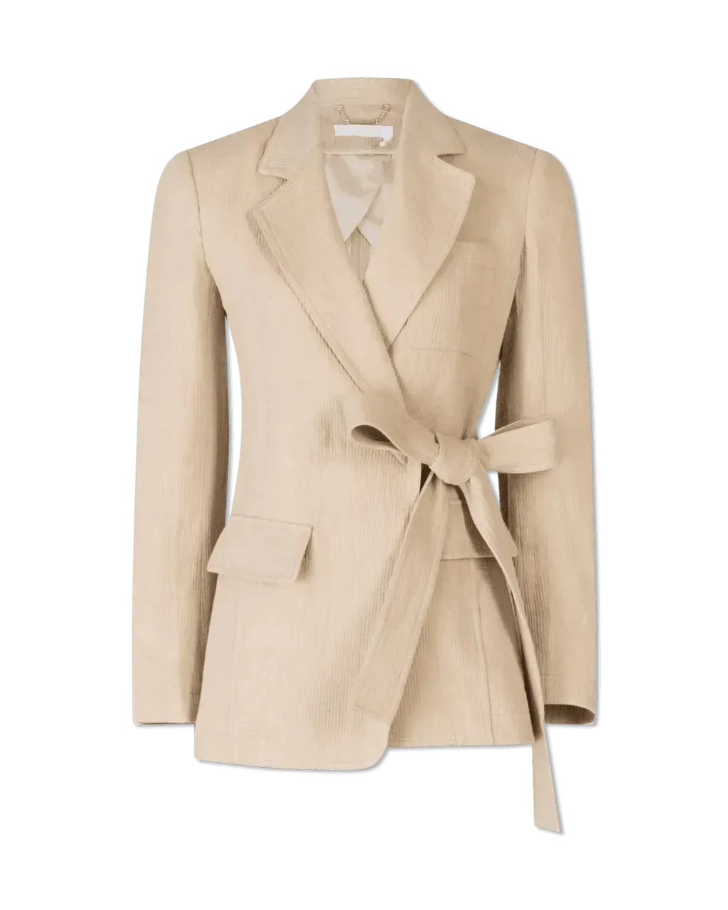 Corduroy Belted Blazer