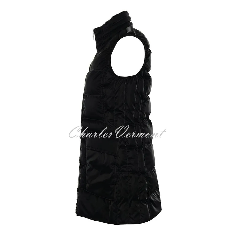 Dolcezza Longline Gilet - Style 72801 (Black)