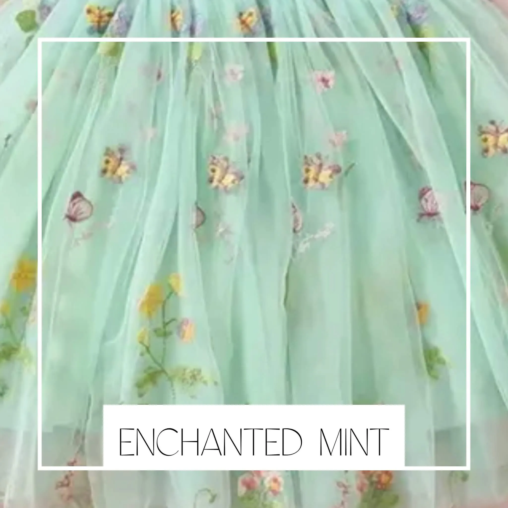 Enchanted Dress - Fern Green /White Lace