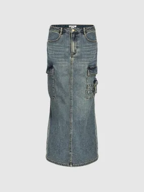 Fishtail Skirts Denim Skirts