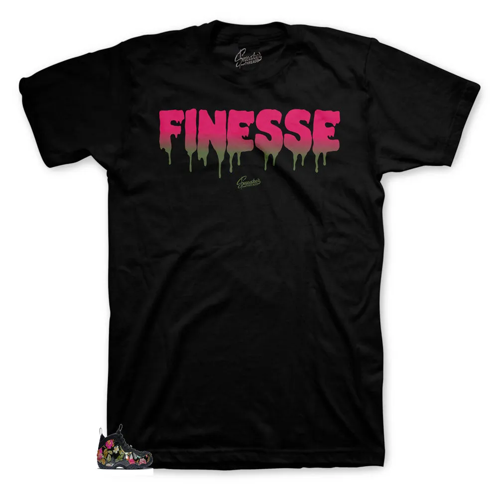 Foamposite Floral Drip Finesse Shirt