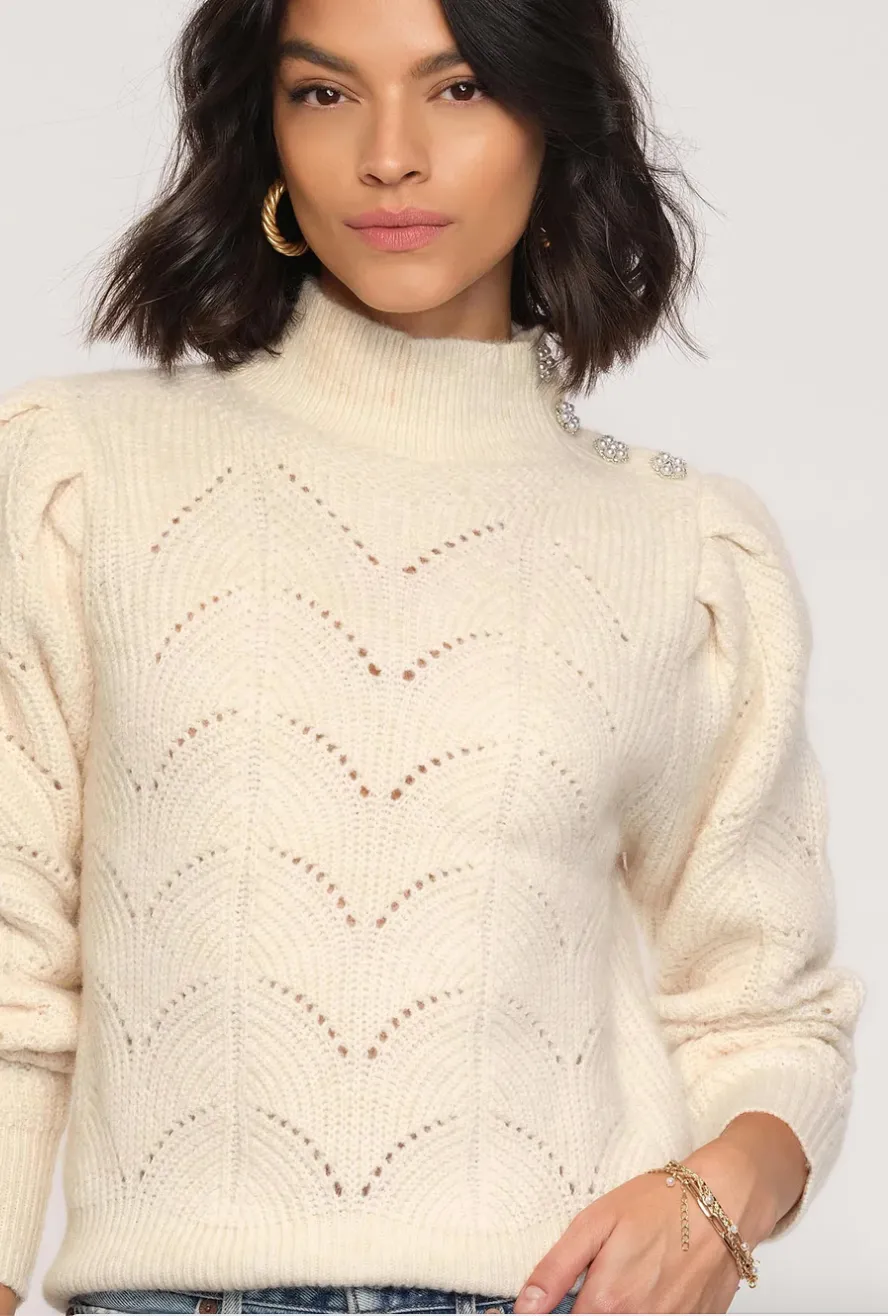 Grace Sweater ~ Ivory