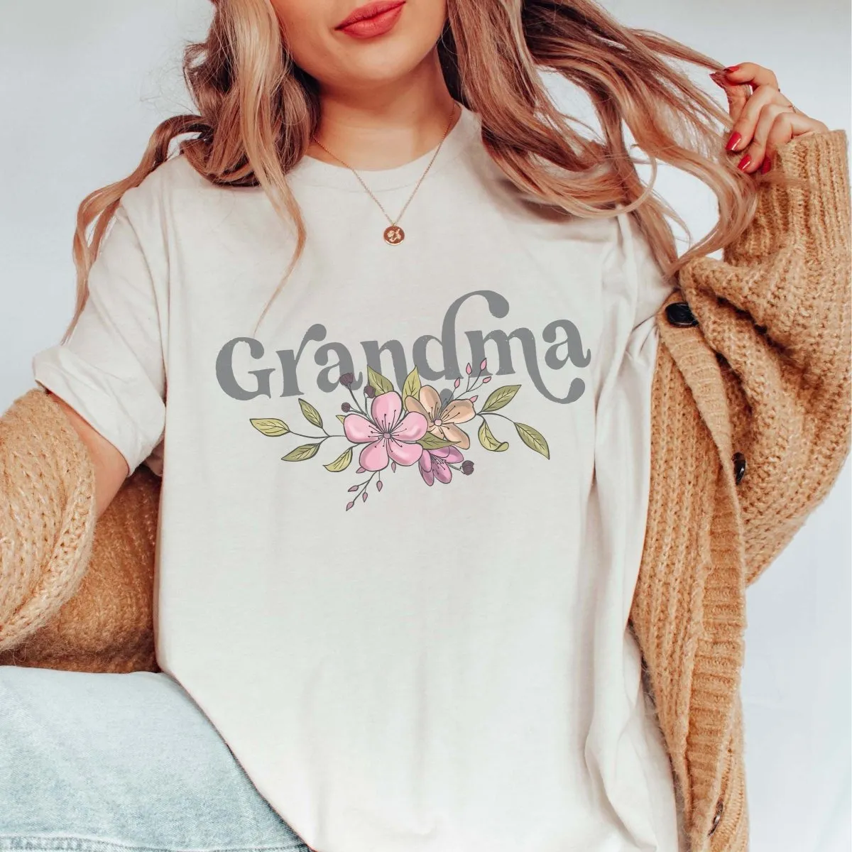 Grandma Floral Tee