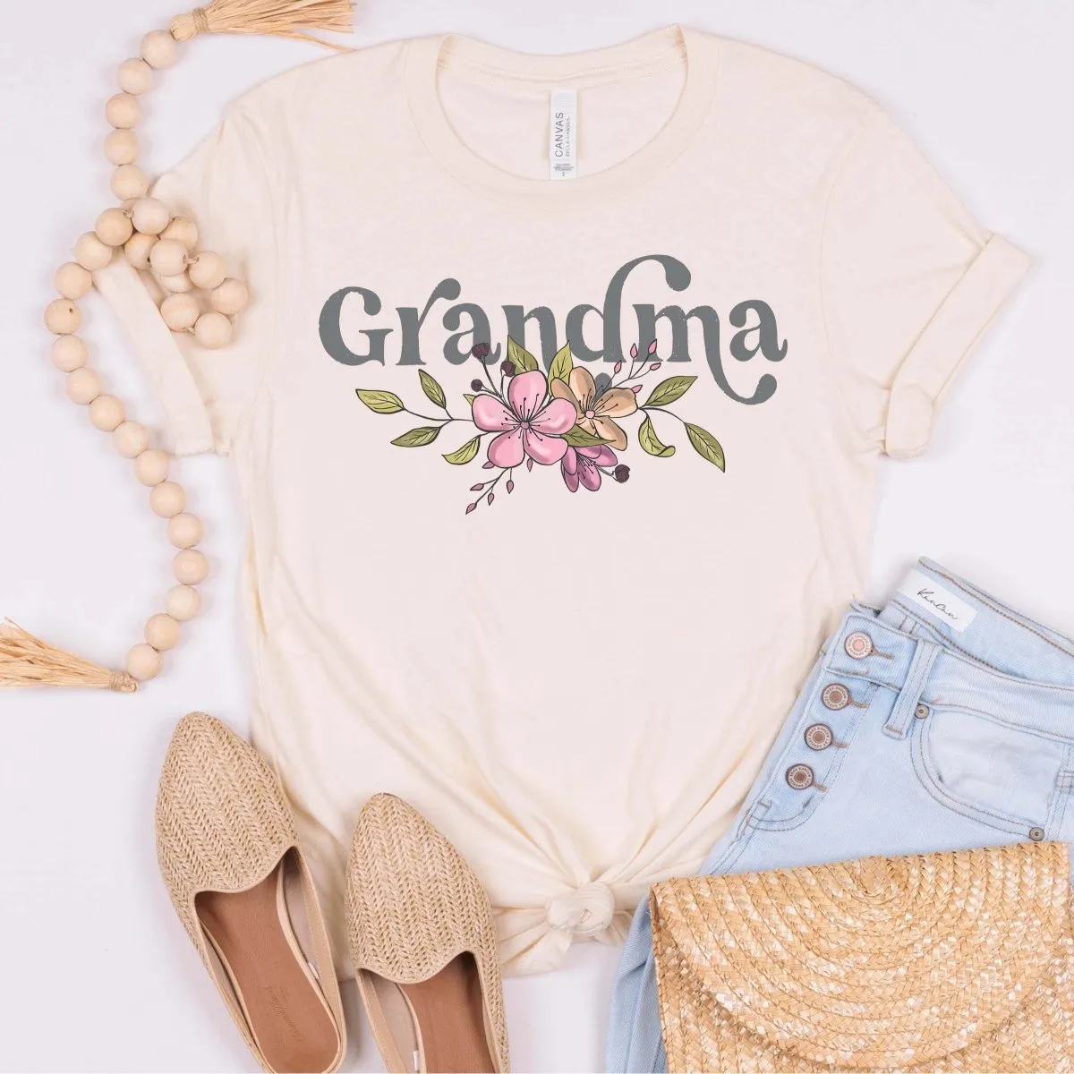 Grandma Floral Tee