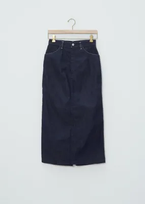 Hard Twist Denim Skirt