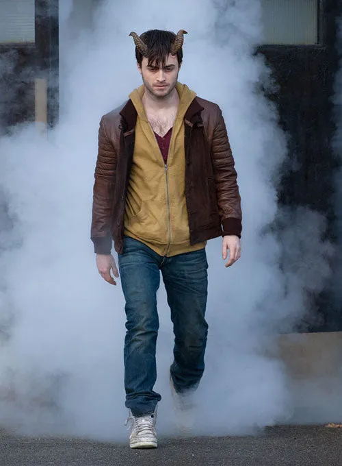 IG Perish Horrns Daniel Radcliffe Decant Leather Jacket by TJS