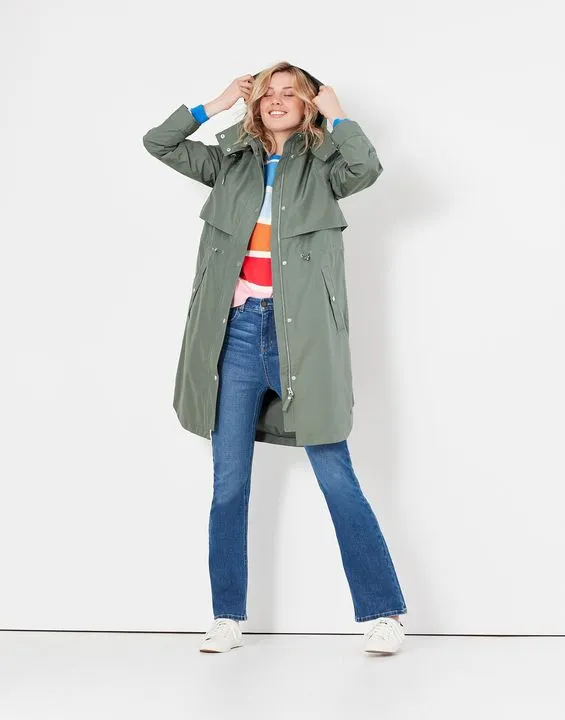 Joules Helmsley Longline Hooded Raincoat