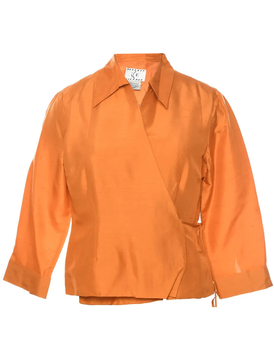 Silk Orange Jacket - L