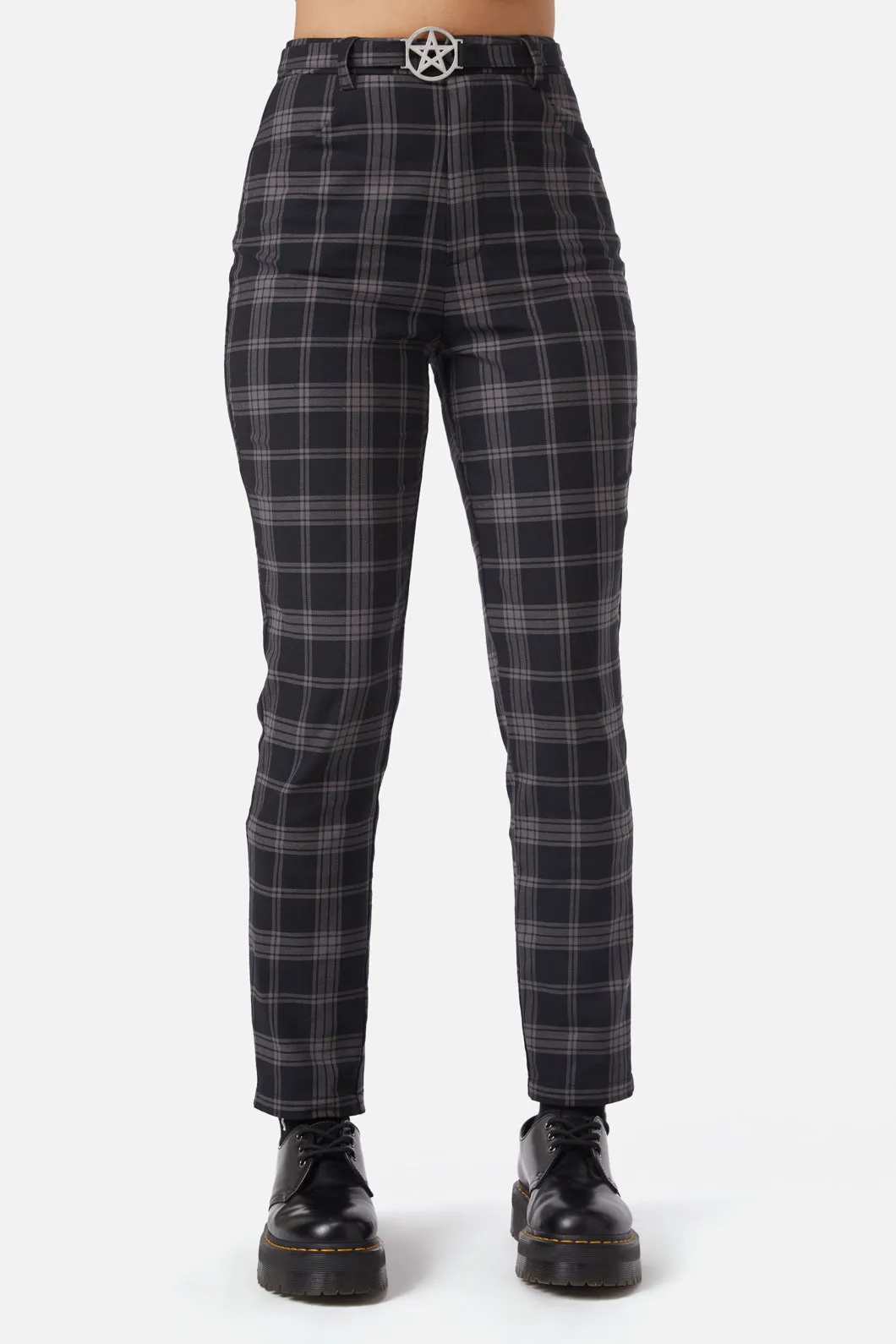 Victoria Tartan Fitted Pants