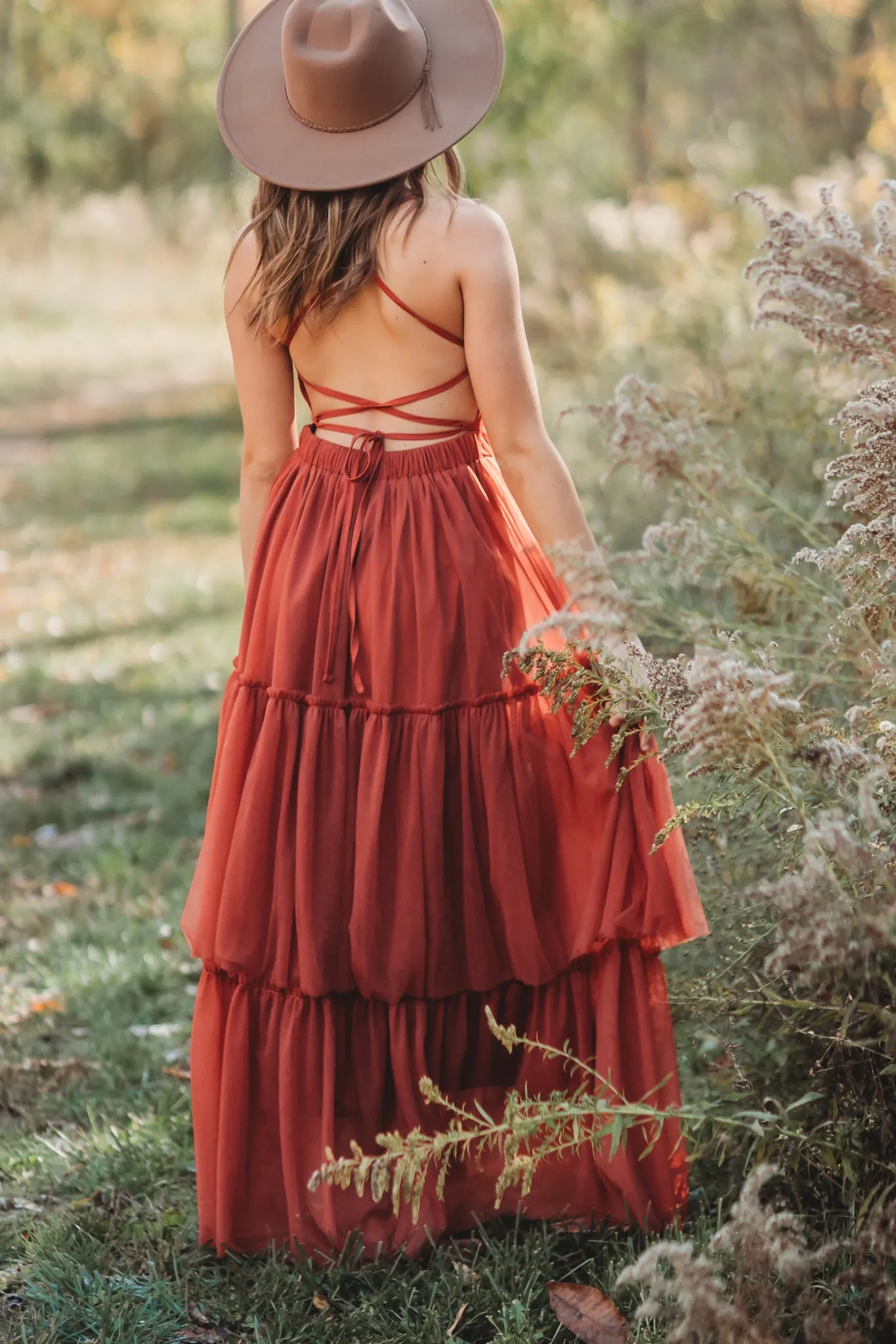 Women's Wendy Dress (venetian red tulle)